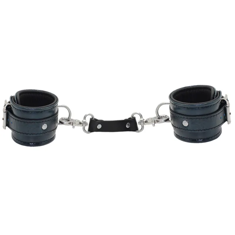 Menottes réglables en cuir véritable sexy, bondage BDSM, manchettes de cheville noires, accessoires exotiques, jeux sexuels pour adultes, produits 8292993