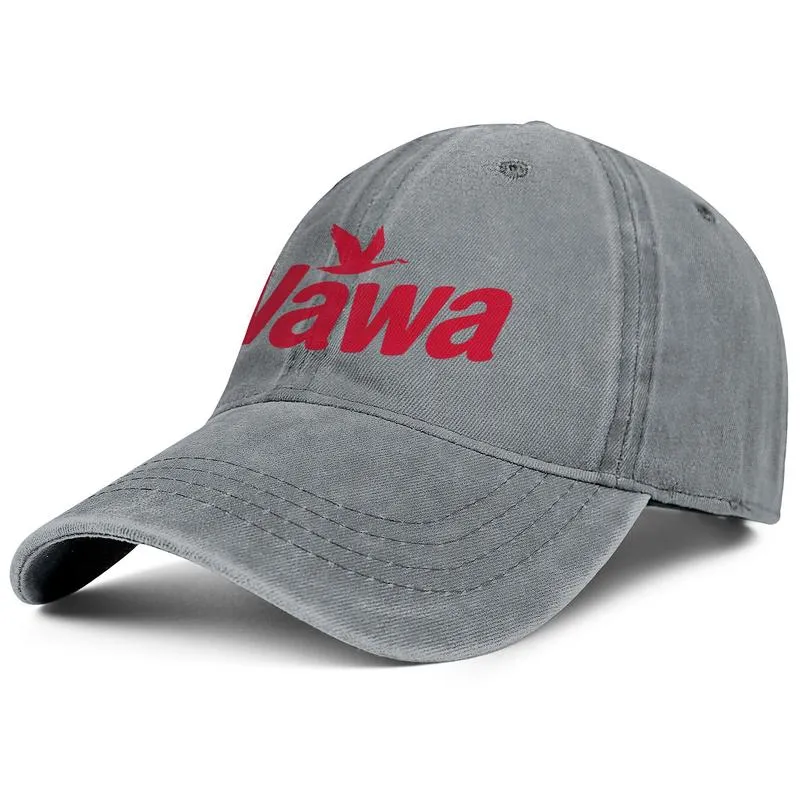 WAWA LOGO Zwart -wit Unisex Denim Baseball Cap Golf Ontwerp uw eigen schattige trendy hoeden Red Florida Store4668630