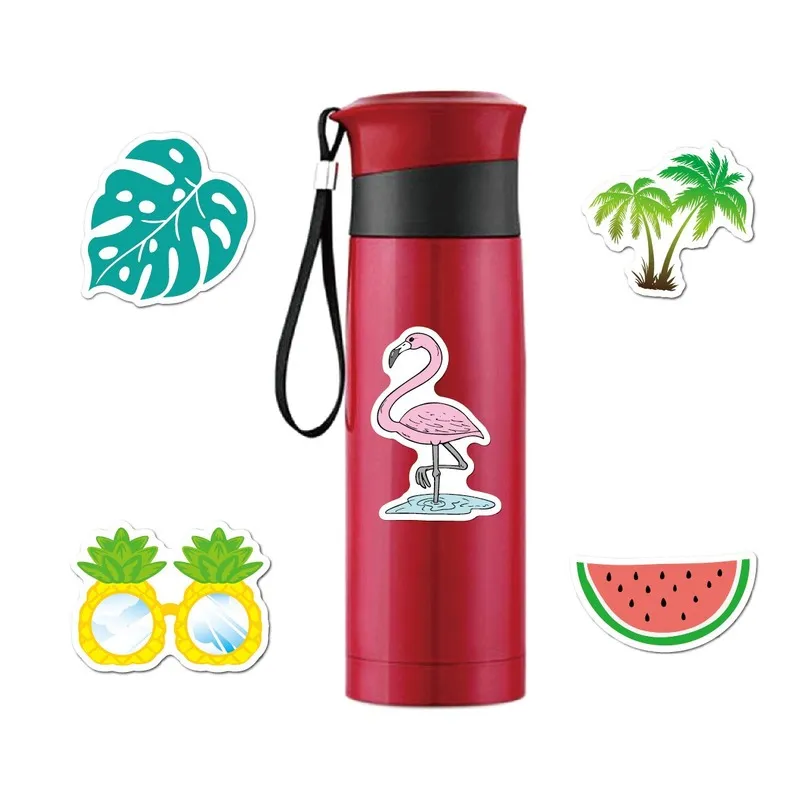 = Summer Style Series Water Cup Laptop Phone Waterproof Cartoon Sticker Drawing