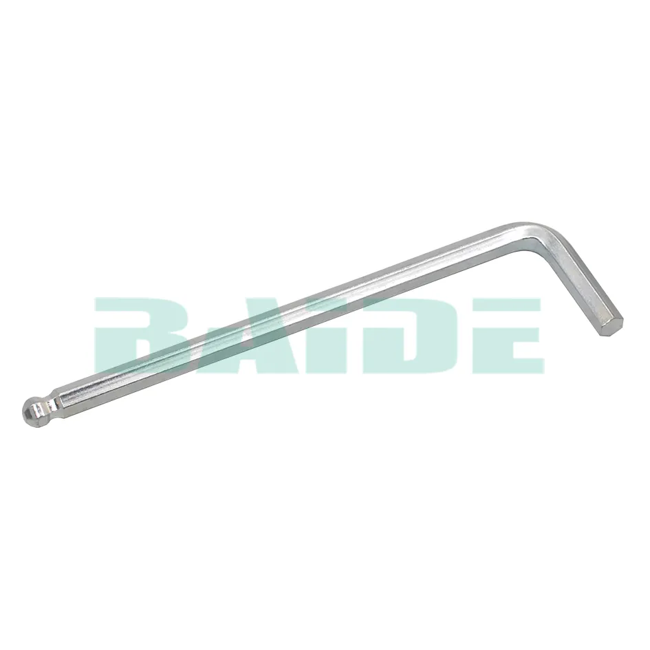 1 5 2 2 5 3 4 5 6 mm L Form Lång armkulpunkt Hex Nyckelnyckel för hexhuvud Bultar Bicycle Bike Repair Accessories LOT2362