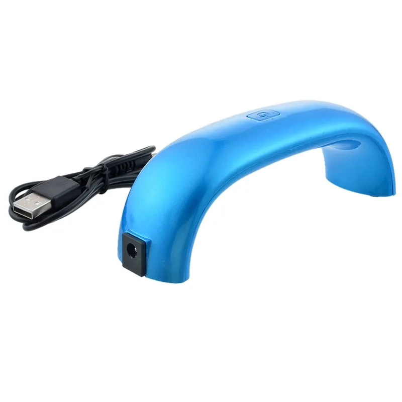 9W Mini USB -светодиодная ультрафиолетовая лампа отверждение сушилки для ногтей.