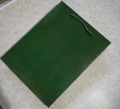 Endast original tygväska och kortgröna klocklådor presentförpackning Box271a