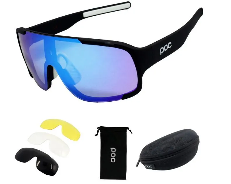 الرجال UV400 للركوب ركوب النظارات الشمسية نظارات استقطاب POC CRAVE 4 عدسات 274E