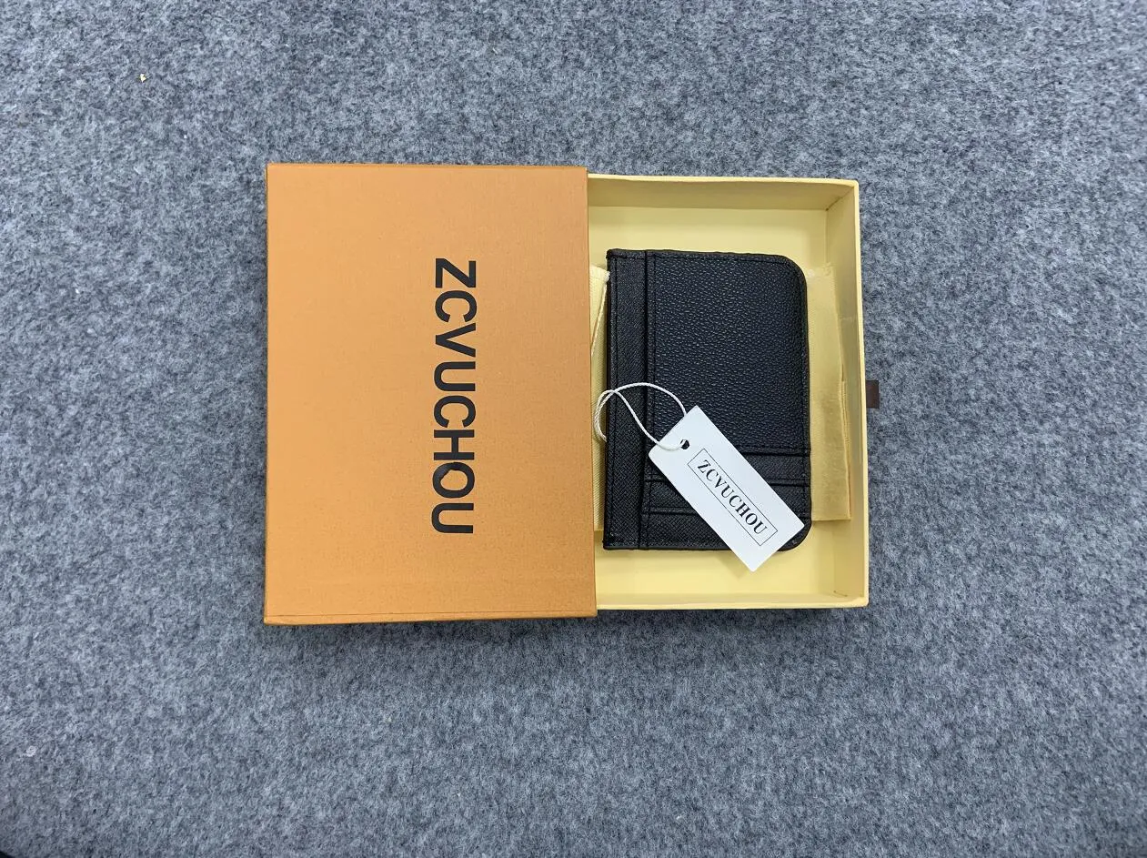 High-end quality fashion new arrival men card holder women credit card purse wallet holders with box dust bag240p