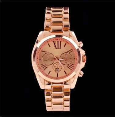 Cała słynna moda projektowa Mężczyźni Watch złota srebrna kobieta ze stali nierdzewnej Geneva Kwarc zegarki Man Man Wristwatch Business Classil 239D