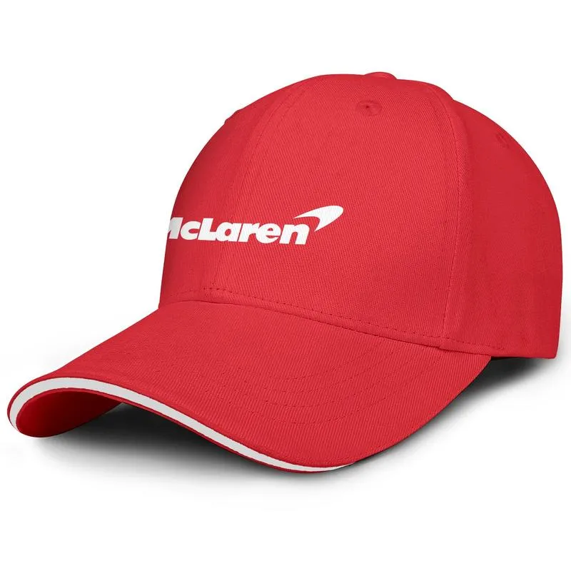 Unisex McLaren w trudnej sytuacji czarne logo samochody dla mody Baseball Sandwich Hat Retro Classic Truck Driver Cap Użyte McLaren Logo 8363388