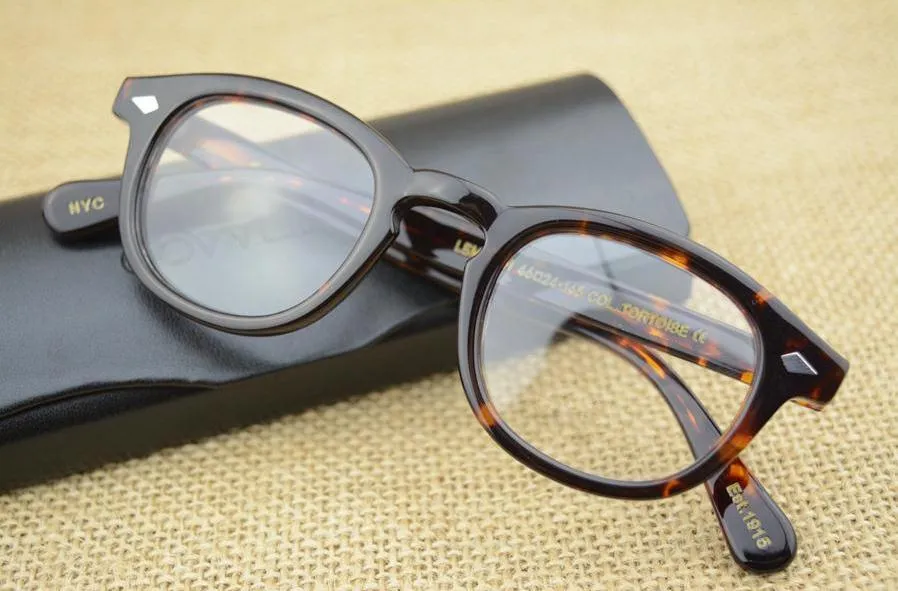 Design de marca de luxo 3 tamanho de tamanho 20 lentes coloridas Óculos de sol Lemtosh Johnny Depp óculos de alta qualidade com arrow rebite 1915268p