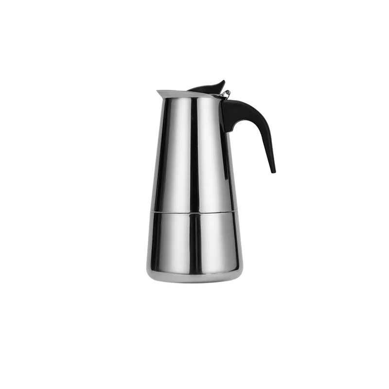 Poêle à expresso en acier inoxydable, cafetière italienne, percolateur, pichet à mousse de lait, cafetière pour la cuisine, Home298Y