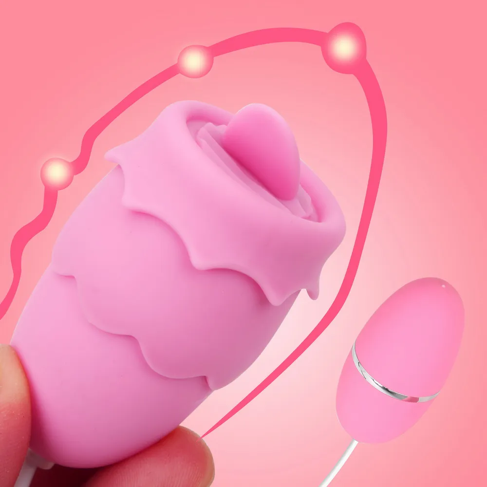 Olo Tongue Vibrator Bröst Förstora massager G SPOT Masturbator Nipple Sucker Sex Toys For Woman Clitoris Slicking Stimulator MX19123580727