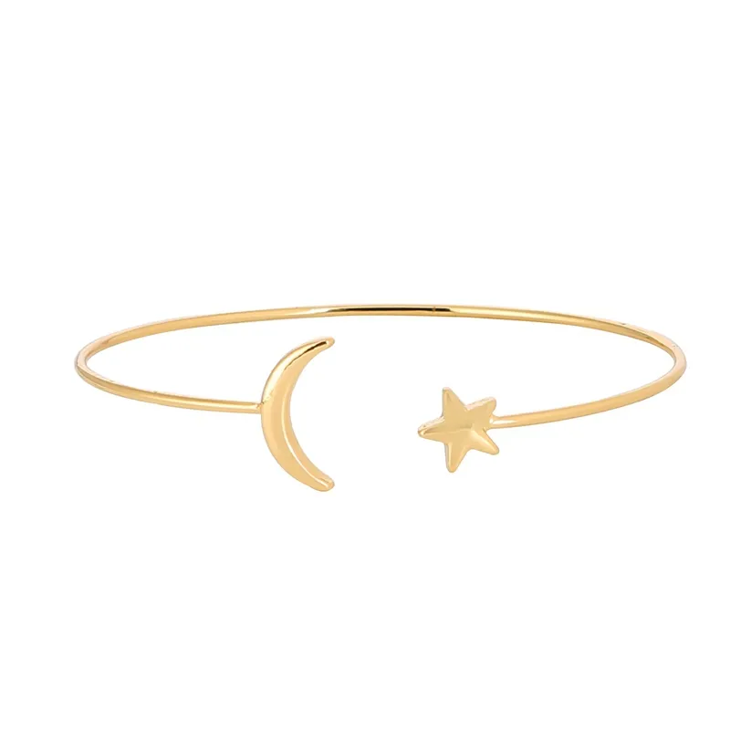 14K gold plated adjustable infinite forever love knot bracelet leaves moon pearl gift bridesmaid wedding bracelet269i