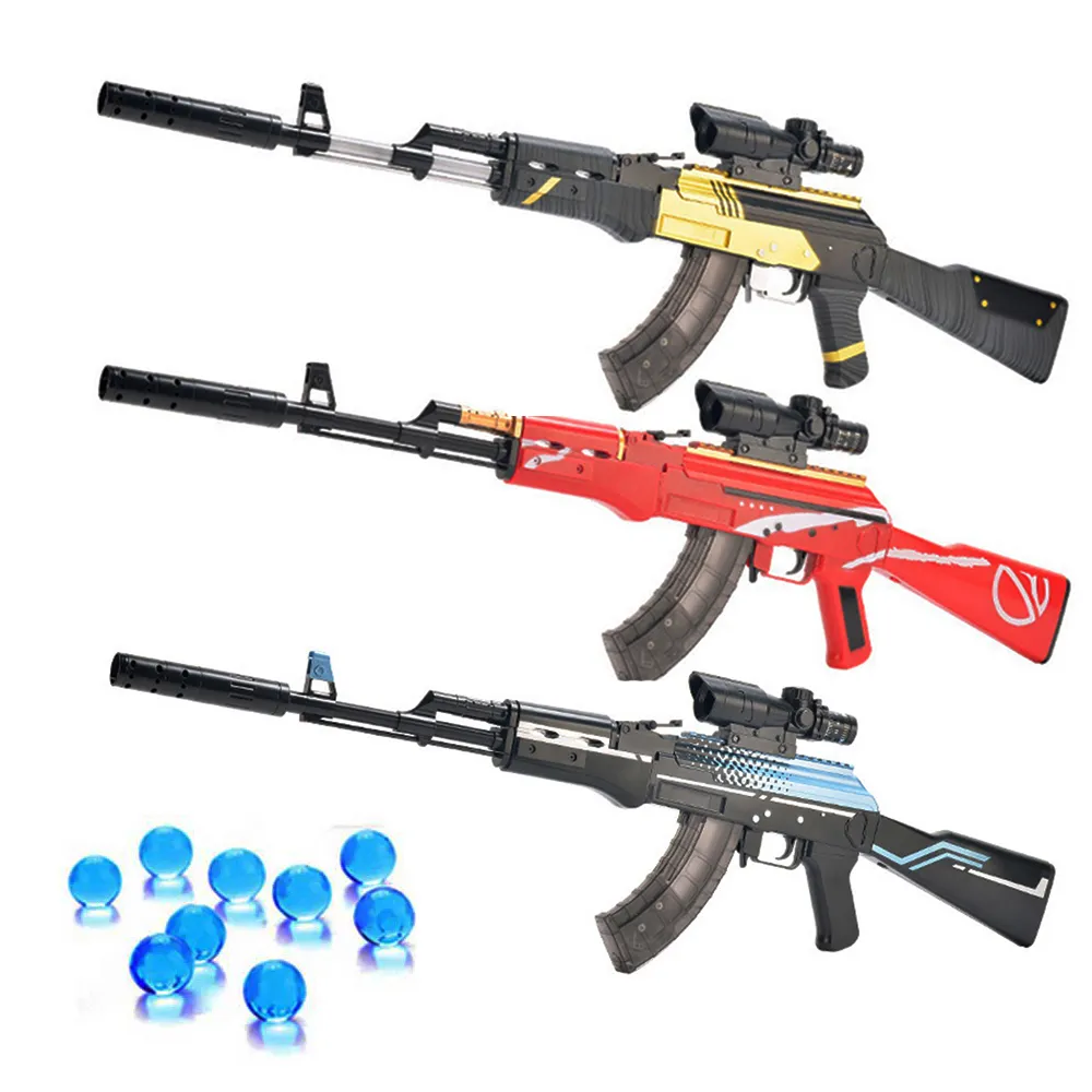 Assault Manual Rifle AK 47 Water Kogel Schieten Jongens Outdoor Speelgoed Sniper Armen Wapen Airsoft Air Guns Gift