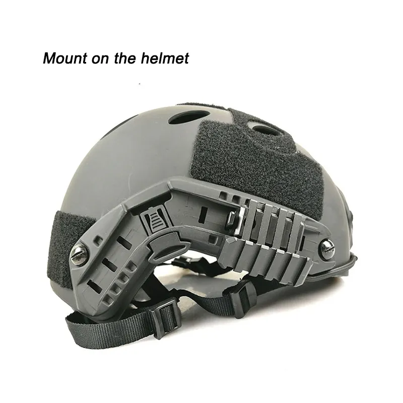 Taktik Airsoft Hızlı Kask Aksesuar 45 Derece Ray Açık Dişli Airsoft Paintball Çekim No01-157