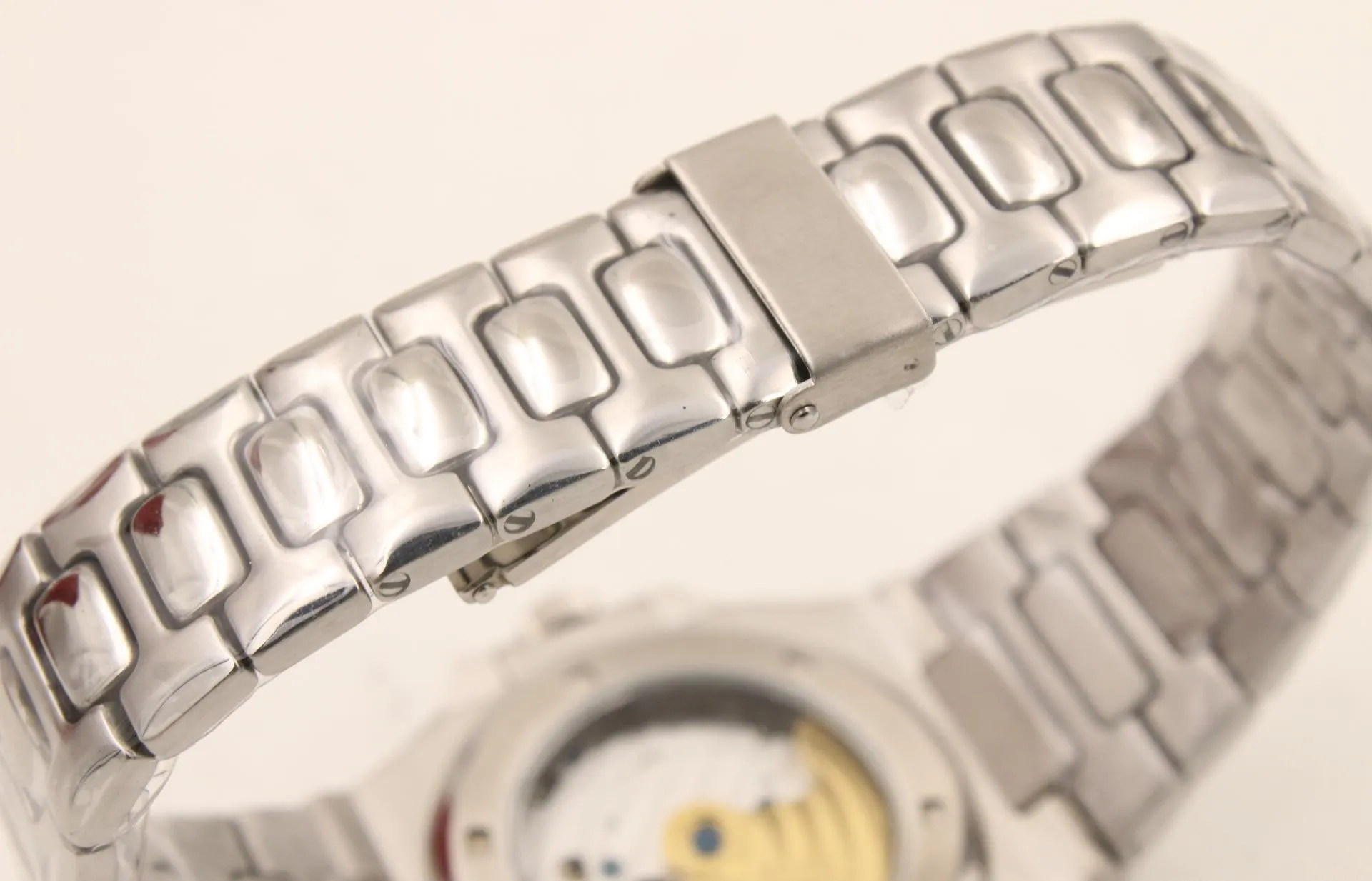 2018 tophorloge horloges automatisch uurwerk roestvrijstalen polshorloge PP05 herenhorloges kerstcadeaus195b