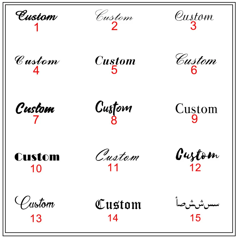 Custom font