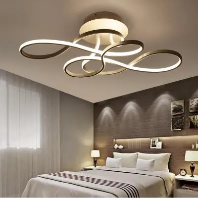 LED天井照明リビングルームのベッドルームの天井ライトの天井ランプは、リモートコントロールで薄暗くなりましたLADET TECHO353G