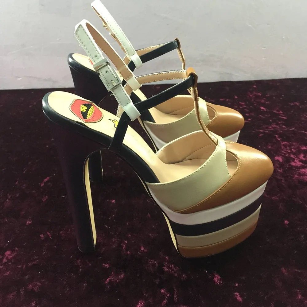 Karinluna 2019 duży rozmiar 42 wewnątrz kożuch skórzane buty damskie buty na wysokim obcasie platforma wesele panny młode sandały damskie czółenka CY200518