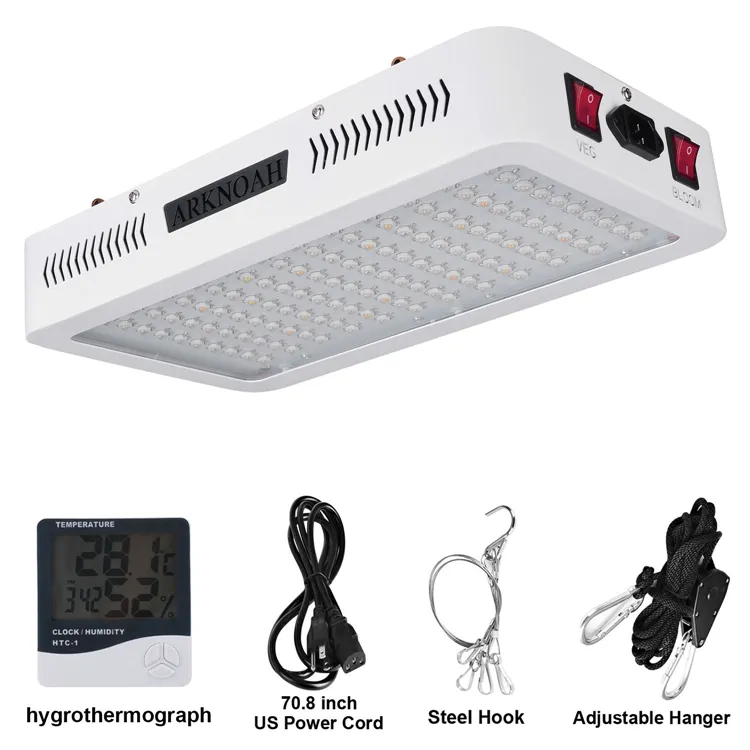 2000w LED Grow Light with Bloom and Veg Switch LED Plant Growing Lamp Full Spectrum with Daisy Chained Design for Professional Gr286n