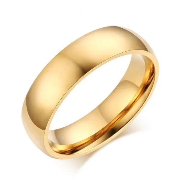 ZORCVENS Klassische Verlobung, Hochzeit Ringe Für Frauen Männer Schmuck Edelstahl Paar Hochzeit Bands Mode Jewelry2202