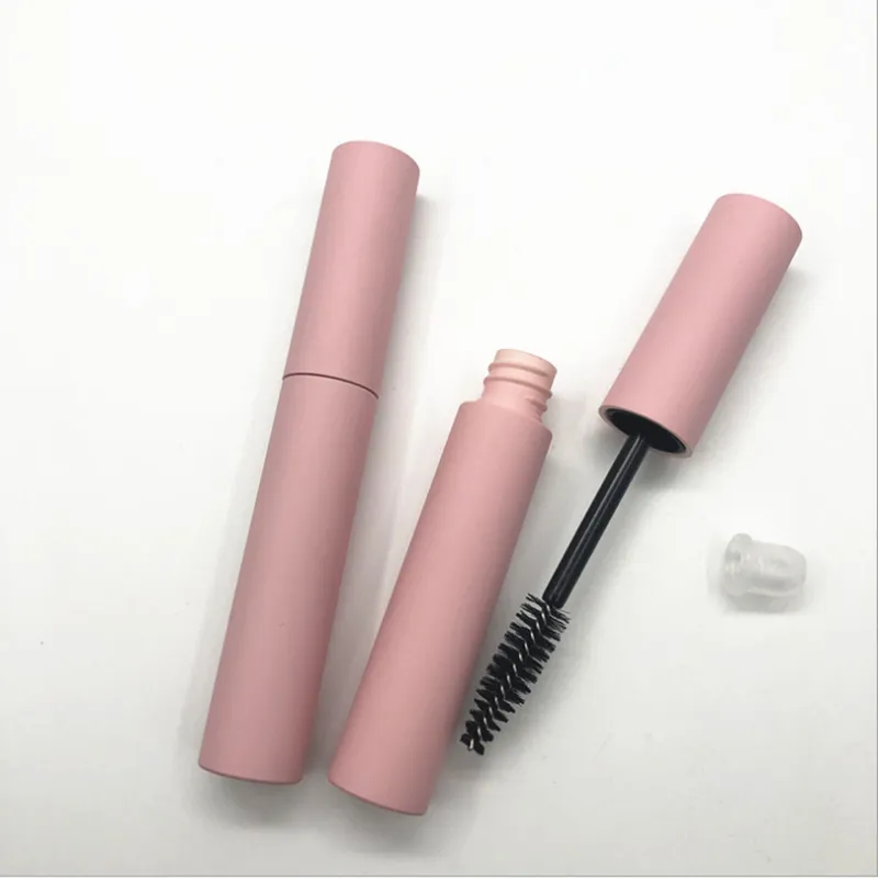 20/50/10ml tubos de brilho labial rosa garrafa labial vazio delineador rímel recipiente cosmético embalagem248b