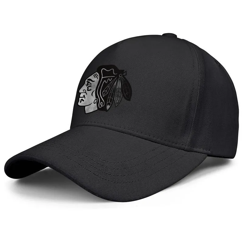 DesignNameg pour hommes et femmes casquette de camionneur réglable cool équipe vintage casquettes de baseball originales logo principal des Blackhawks de Chicago Ash 4802101