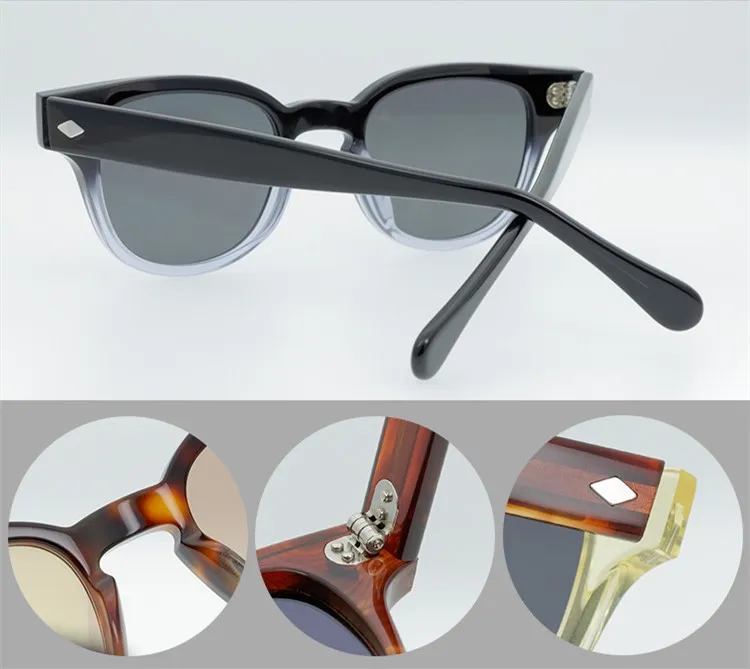 Men Polarized Sunglasses Vintage Women Square Frame Sun Glasses Top Quality Polarized Lens Eyeglasses JULIUS TART Retro Shades wit2701