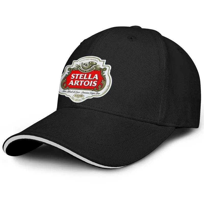 Unisex Stella Artois Beer Anno 1366 Fashion Baseball Kanapka Baseball Oryginalna czapka kierowcy ciężarówki Logo Lotus Butelka wina Grey P1928010