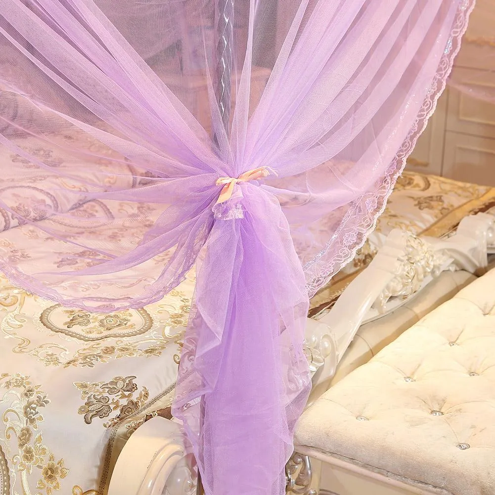 Princesa 4 cantos post cama dossel mosquiteiro quarto mosquiteiro cortina de cama dossel netting277s