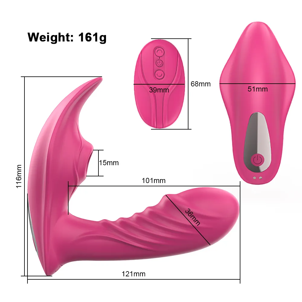 Wearable Culotte Gode Vibromasseur 10m Wireles Télécommande Mamelon Sucer Vibrant Clitoris Anal Masturbateur Sex Toys pour Femmes Y200422