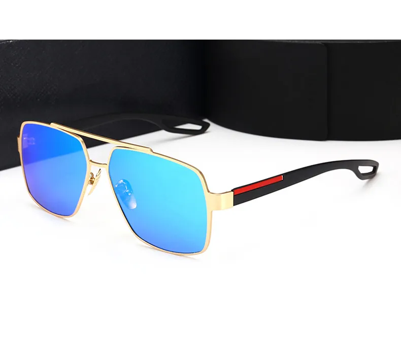 vendita di occhiali da sole polarizzati uomo donna marchio design classico moda uomo donna occhiali da sole prevengono gli occhiali UV con scatola al dettaglio a264y