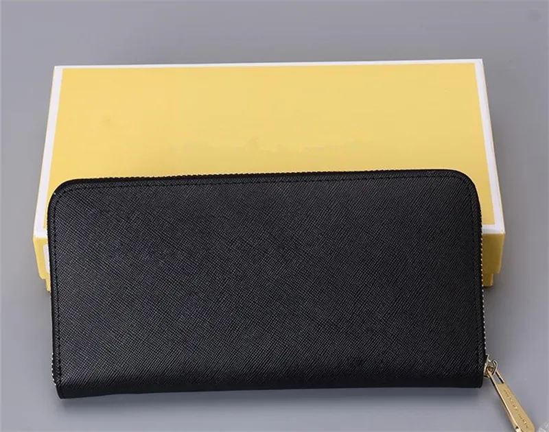 Famous Genuine leather Zipper Long Wallet High quality Famous big designers Clutch Women Handbag Shoulder Messenger bag Coin Purse3317