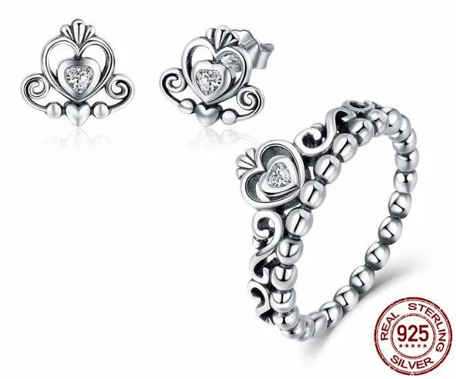 PJS 925 Sterling Silver Daisy Flower Infinity Love Pave Finger Rings for Women Wedding PJS Engagement Jewelry274m