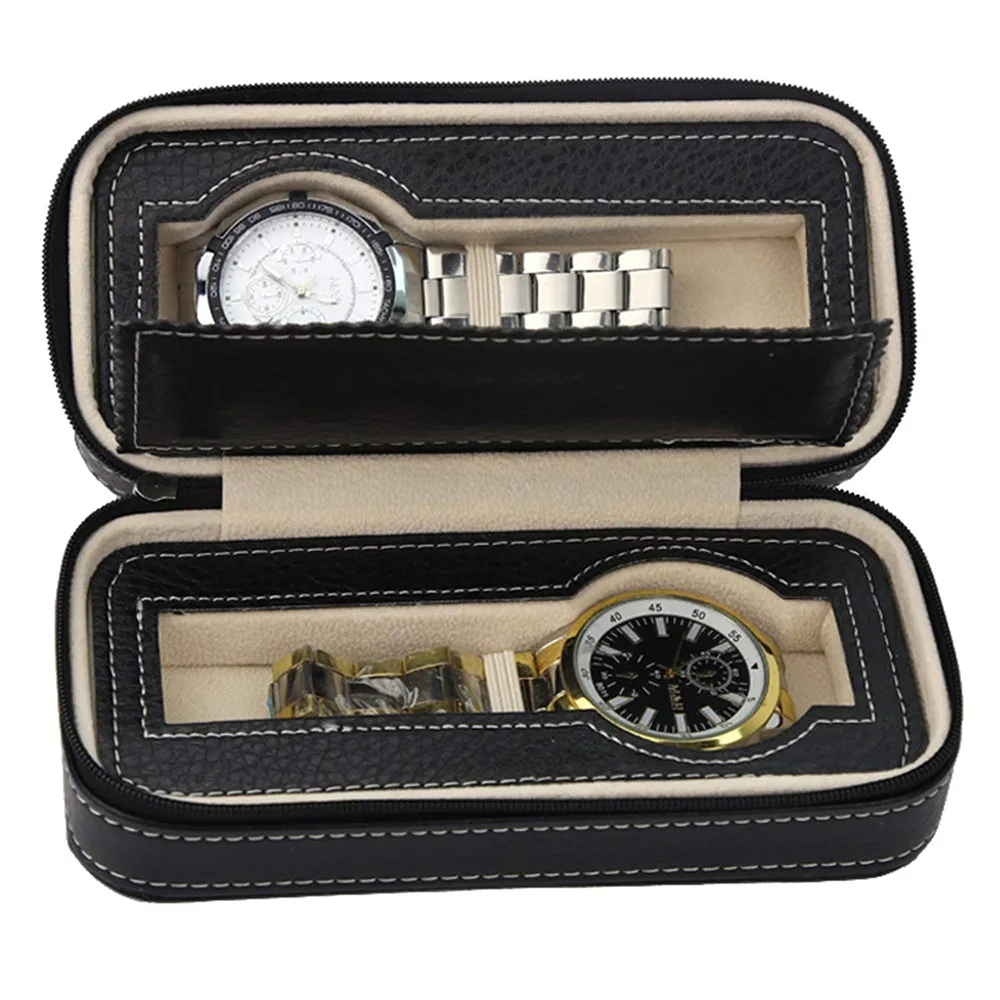 PETURA PU PORTABILE 2 4 8 slot orologio orologio orologi porta organizzatore di orologi squisita e resistente all'amante D35 SH12802599