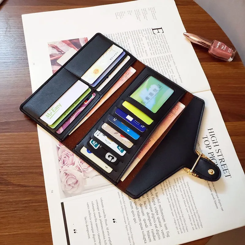 Designer high-end handtassen portefeuilles lange pu dames portemonnee multi-card slots dames tassen 6 kleuren om te kiezen uit fabriek sh260y