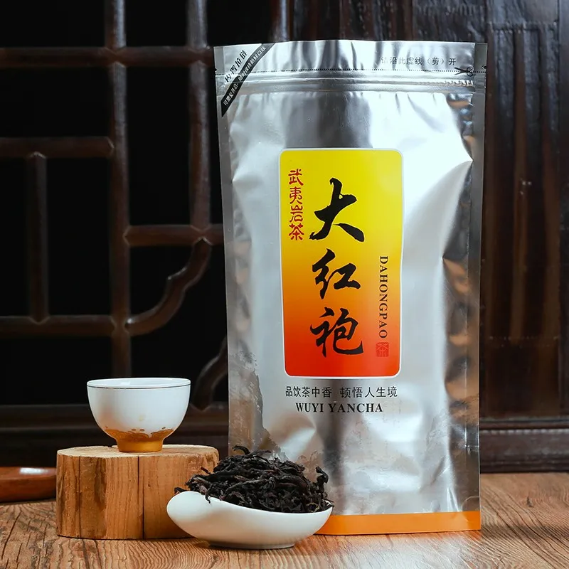 Good Quality High Mountains Organic Dahongpao Black 250g/Bag Tea Oolong Tea Chinese Fresh Green Tea