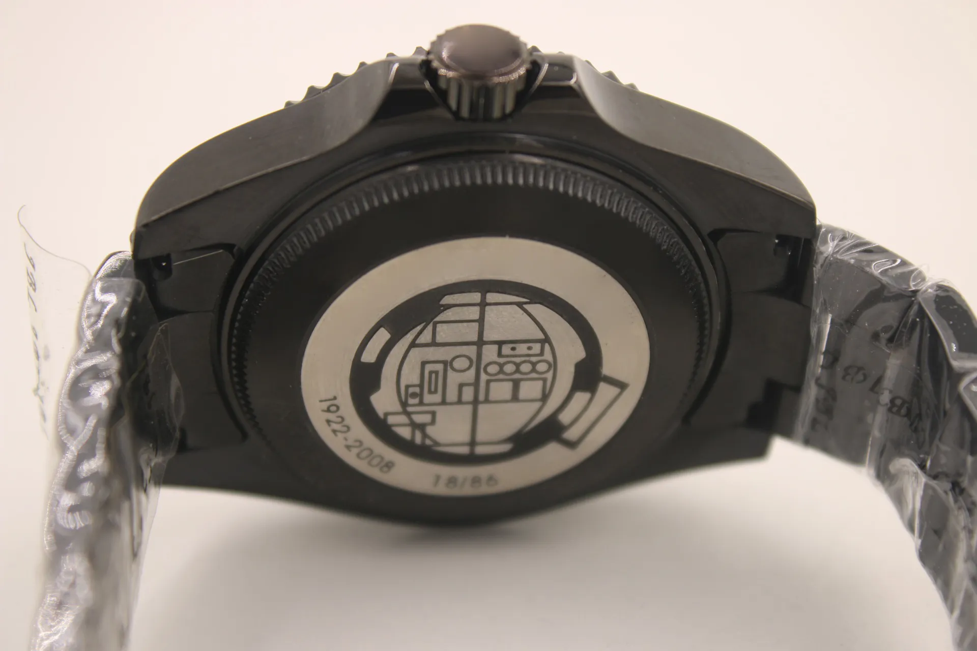 All Black Men Watch Sea-Dweller Bezel 43 mm ze stali nierdzewnej 116660BKSO Automatyczne D-Cameron Diver Mens Watches WRI278N