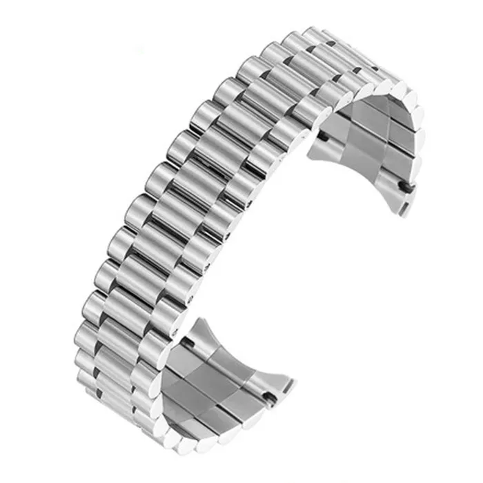 20mm Solid Stainless Steel Watch Band For Rolex Datejust Oyster DaytonaStrap Wristband Watchband Straps260N