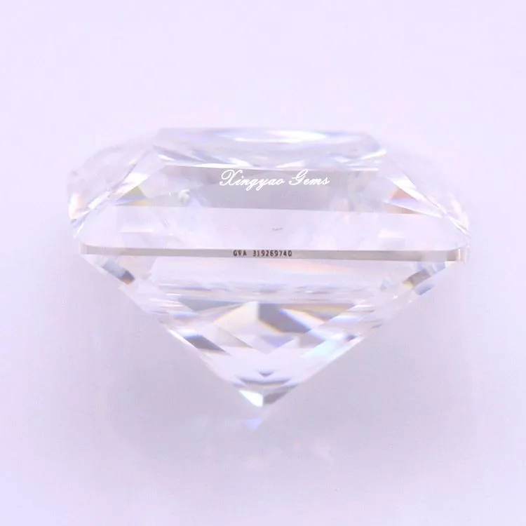 느슨한 보석 D 컬러 vvs 공주 컷 Moissanite K 골드 스톤 링 목걸이 인레이 3ct 2ct 1ct11240L