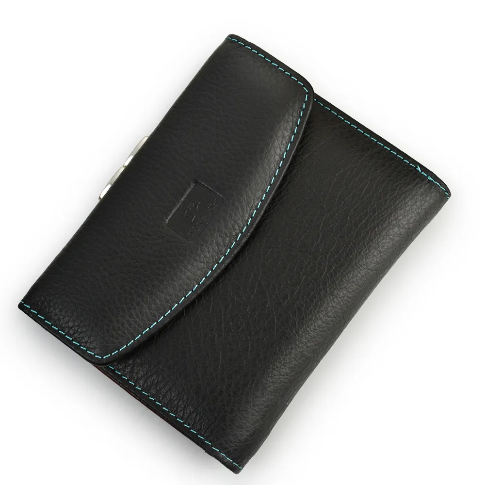 Beth Cat Nouveau court-cuir authentique en cuir portefeuille Feme Femelle Small Wallet Money Sac Lady Mini Holder Coin Pocket Pocket Racs Y19203D