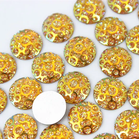 11 5mm Crystal AB Color Round flatback Resin Rhinestones Stone Beads Scrapbooking crafts Jewelry Accessories ZZ764318Z