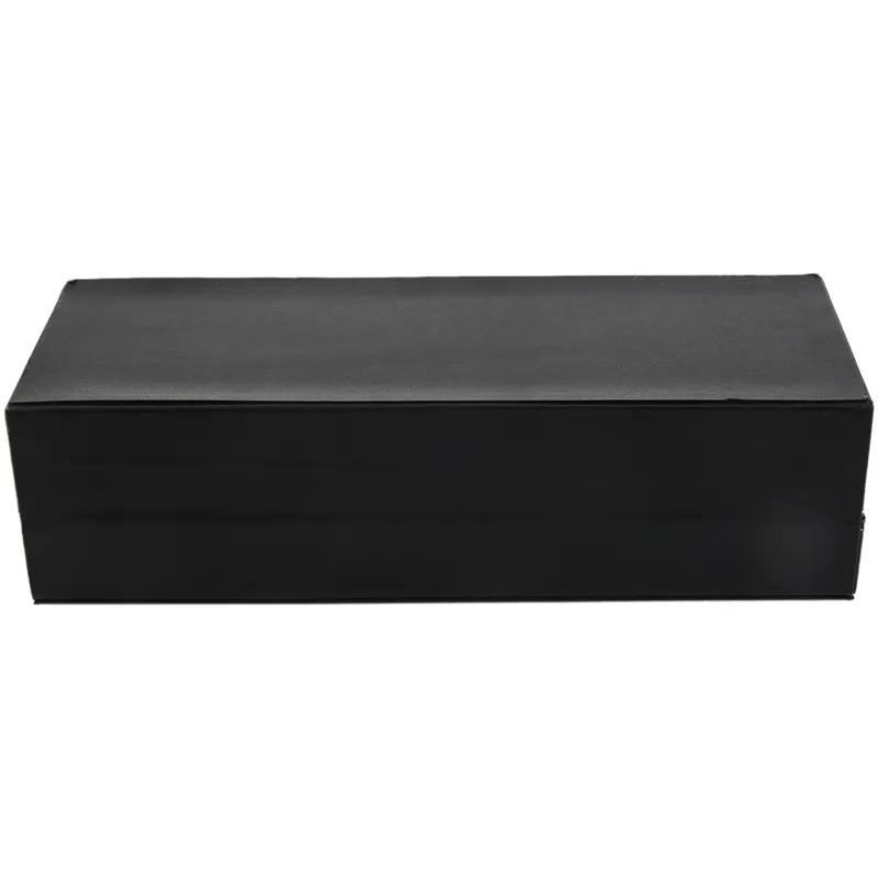 Watch case Leather watch box Jewelry box Gift for men 6 compartments - Black256d