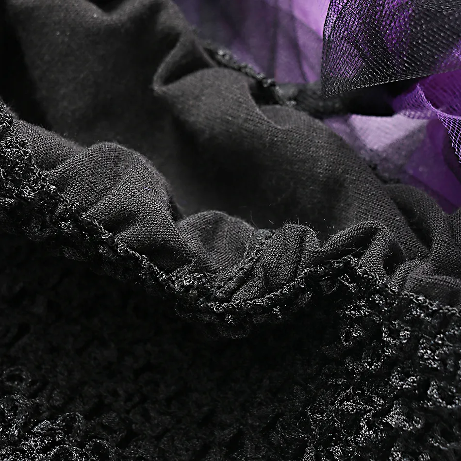 3-teiliges Maleficent-Kleidungsset für Mädchen, Tutu-Kleid, Kopfbedeckung, Flügel, Nachkommen, Bösewicht, Maleficent, Cosplay-Kostüm, böse Königin, Kleid für Mädchen