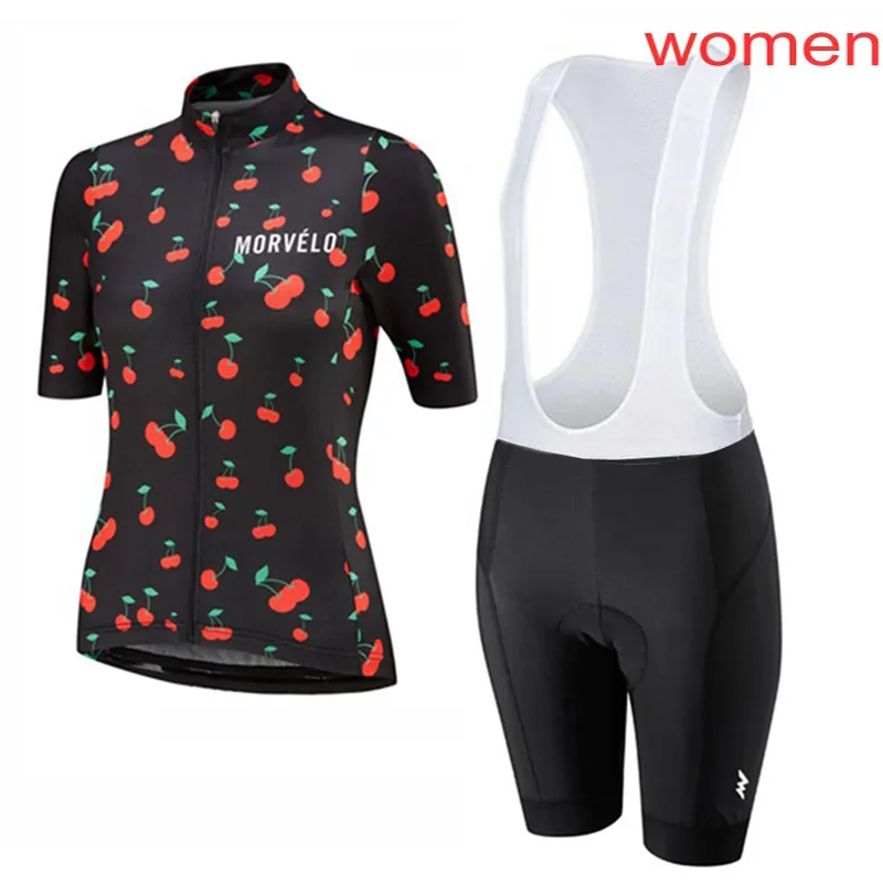 Ropa ciclismo MORVELO frauen radfahren Jersey anzüge sommer kurzarm fahrrad tragen set bicicleta triathlon sport uniformes kits Y21031825
