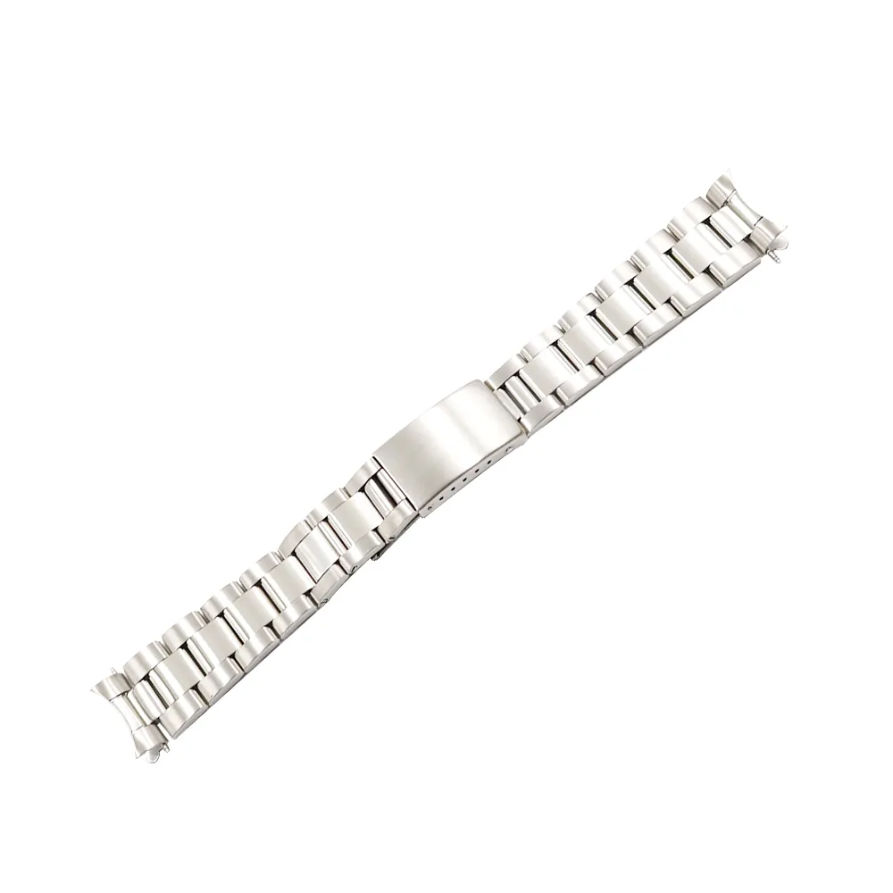 CARLYWET 13 17 19 20 mm 316L Edelstahl zweifarbiges Roségold-Silber-Uhrenarmband Oyster-Armband für Datejust2806