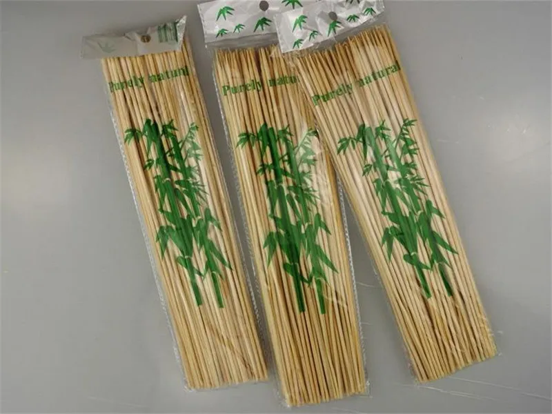 2000 pièces 30 0 3 cm brochettes de bambou naturel pics barbecue barbecue fruits Kabob Kebab Fondue bâton de cuisson brochette approvisionnement Dispos284f