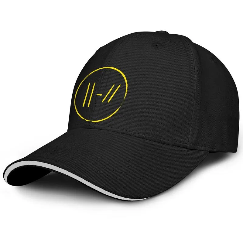 Jaune Twenty One Pilots Band Logo Baseball réglable Sandwich Hat Custom Blank Classic cap Vintage Trench Migraine Clique Muzic 6475134