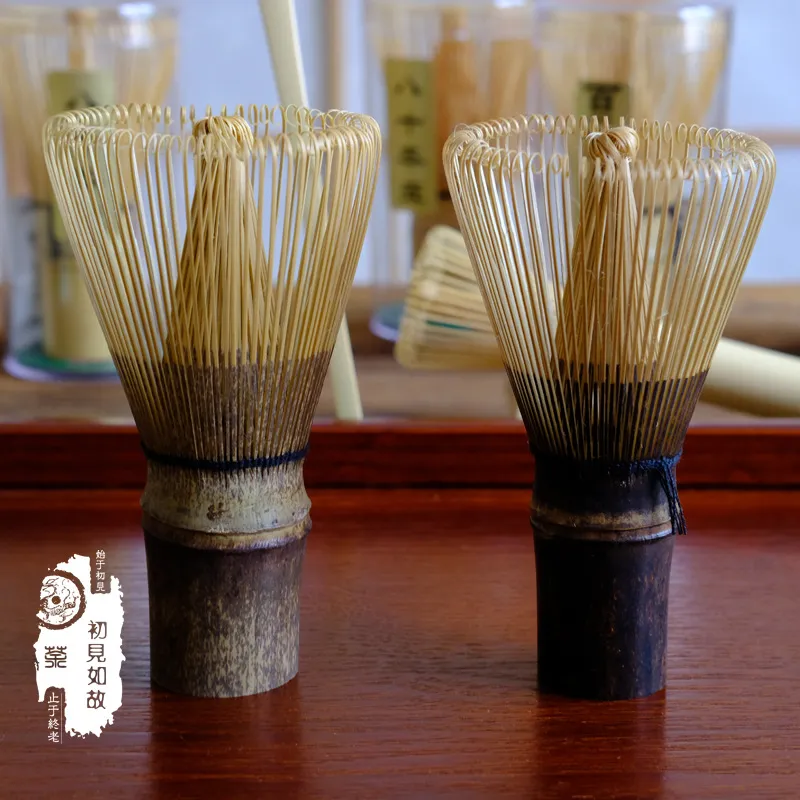 Japanische Zeremonie Bambus Matcha Praktischer Pulver Schneebesen Kaffee Grüner Tee Pinsel Chasen Werkzeug Mühle Pinsel Tee Werkzeuge DLH429