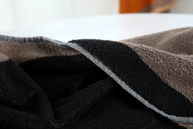 3 шт. набор полотенец темно-серый хлопок большое толстое банное полотенце ванная комната полотенца для рук и лица для душа дома для взрослых детей toalla de ducha260p