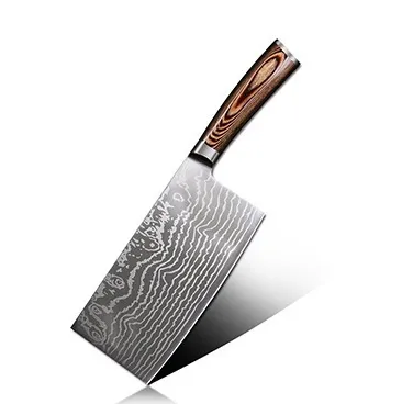 ドイツ4116ステンレス鋼lnifeキッチン肉屋lnife cleaver lnifeシェフのナイフ付きパッカウッドハンドル184q