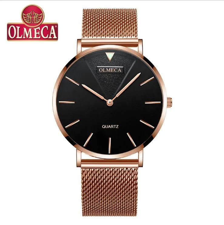 Nowy prosty zegarek mody kobiety Watch Kwarc Ins Style Ultrathin Stael Stael 30m Waterproof242J