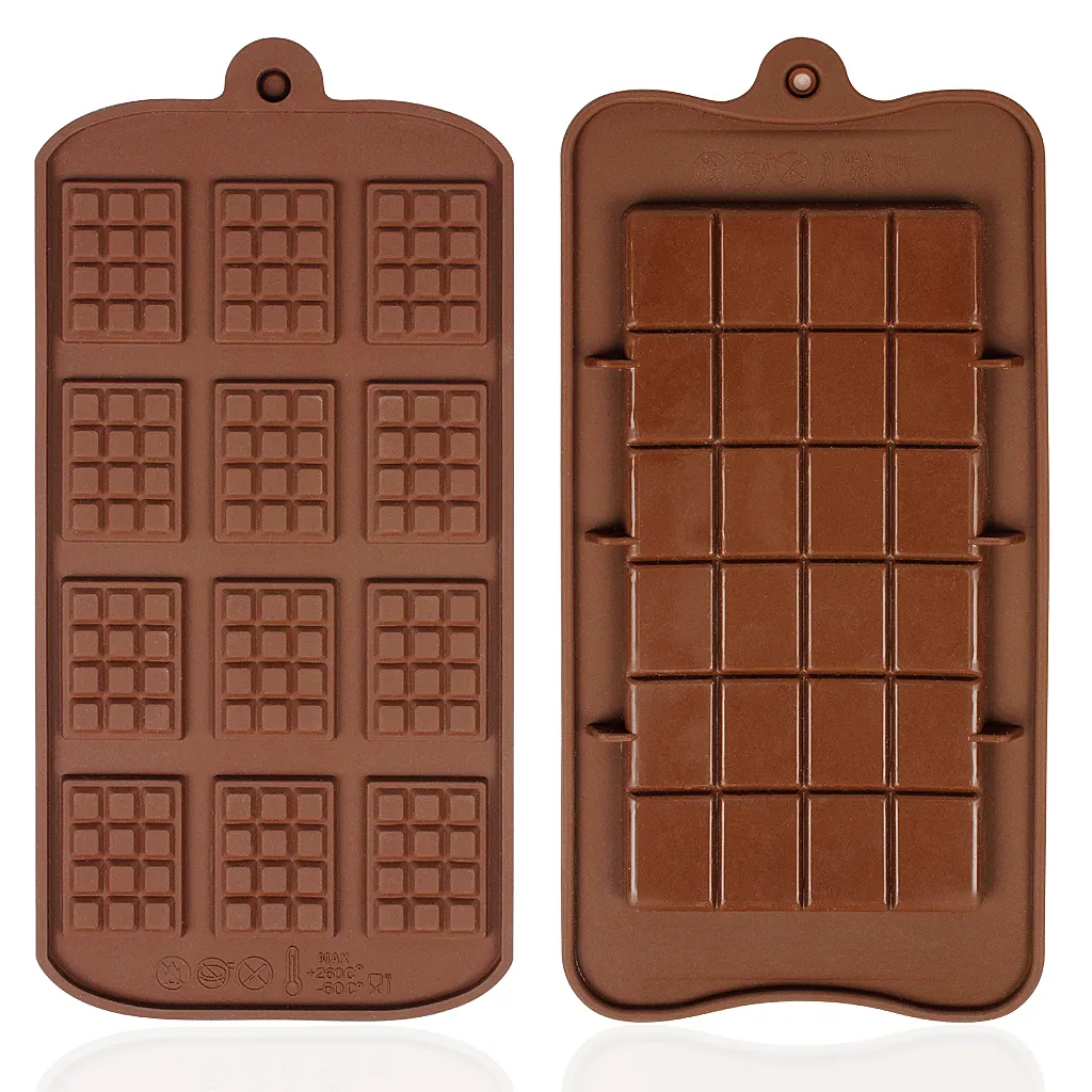 Разборная форма для шоколада, антипригарные силиконовые формы для протеиновых и энергетических батончиков, конфеты, пищевой класс 272U